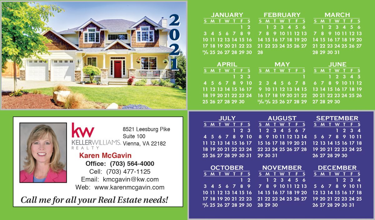 Real Estate Jumbo Postcard Calendars